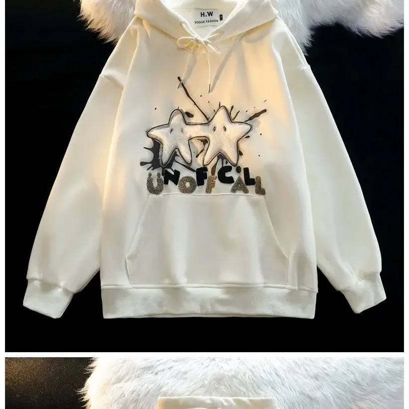 American Street Flocking XINGX Hooded Sweater For Women