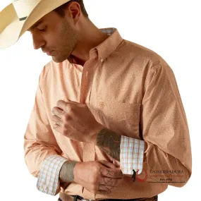 ARIAT LONG SLEEVE SHIRT WF BRYSEN ORANGE - 4661