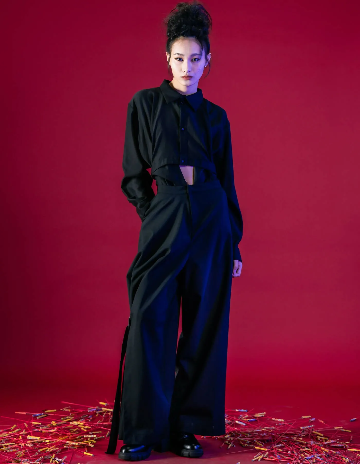 Asymmetry Deconstructed Trousers