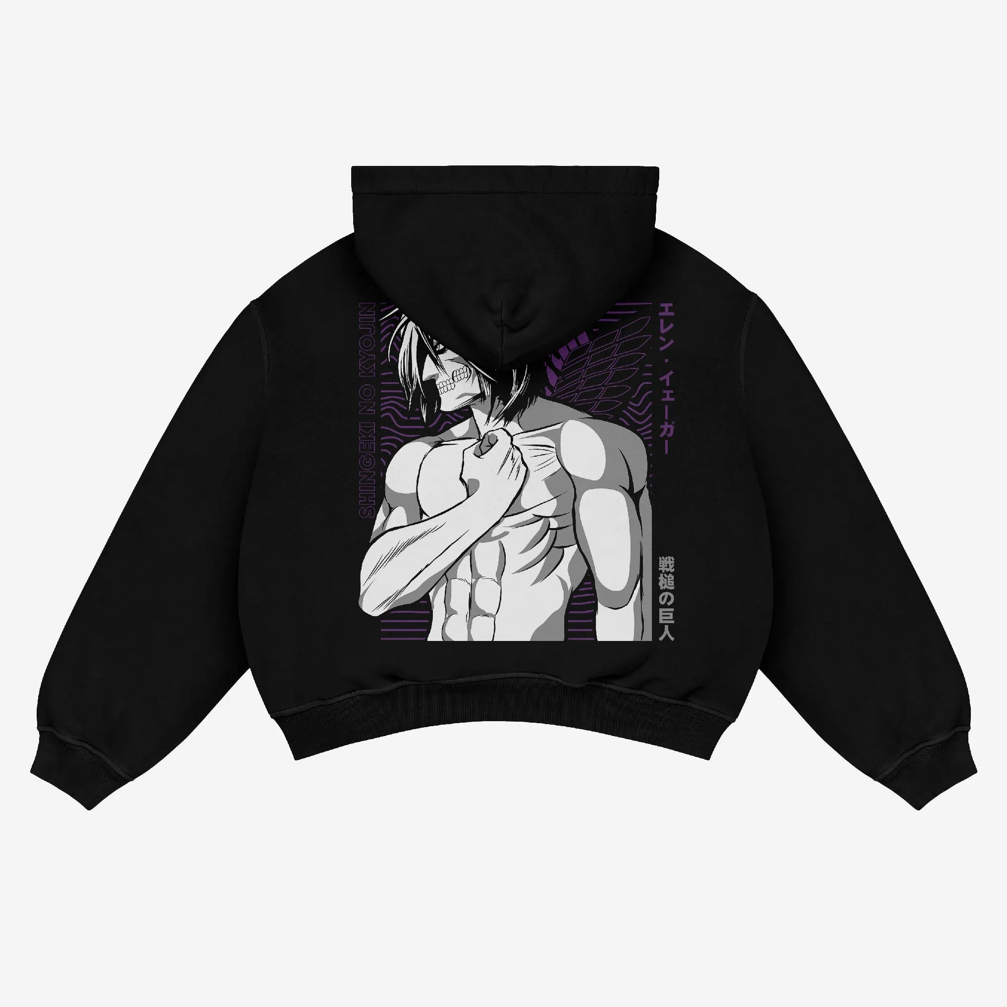 Attack on Titan Levi and Eren Hoodie - 100% Cotton, Graphic Street-Style