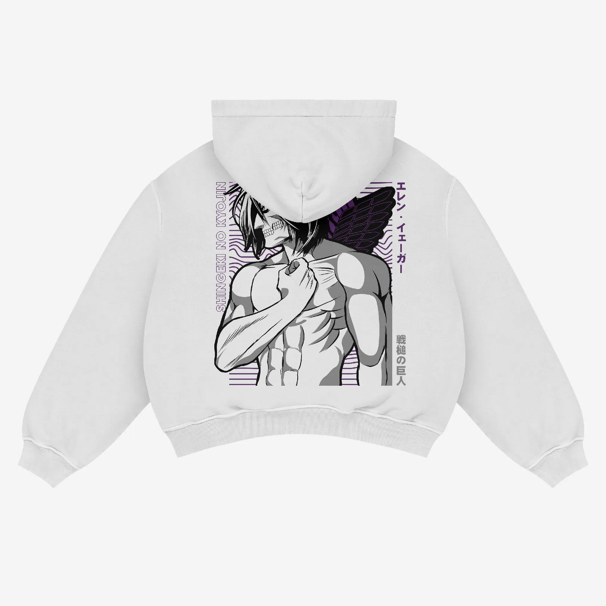 Attack on Titan Levi and Eren Hoodie - 100% Cotton, Graphic Street-Style