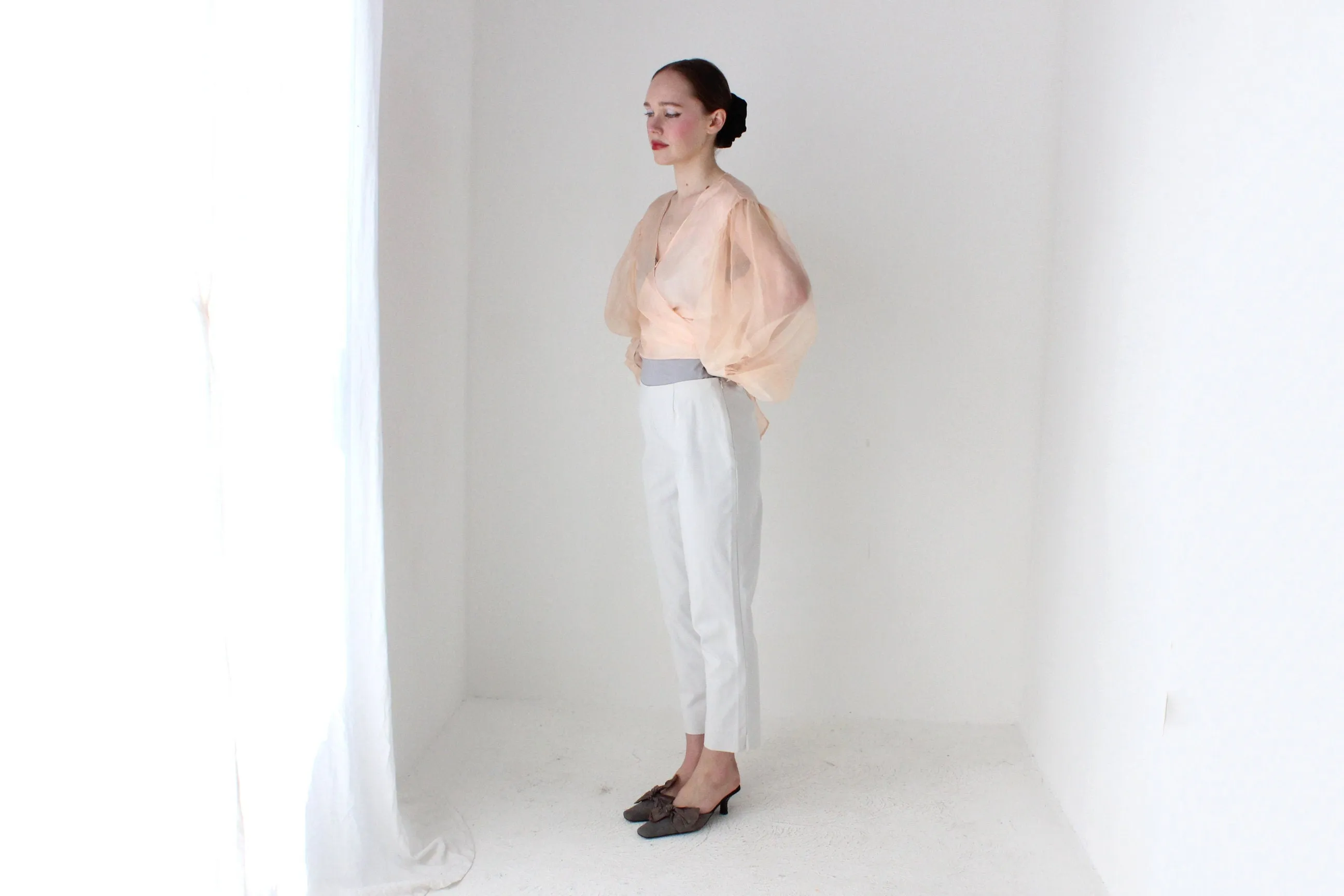 BALLETCORE Layfayette 148 Neutral Capri Pants