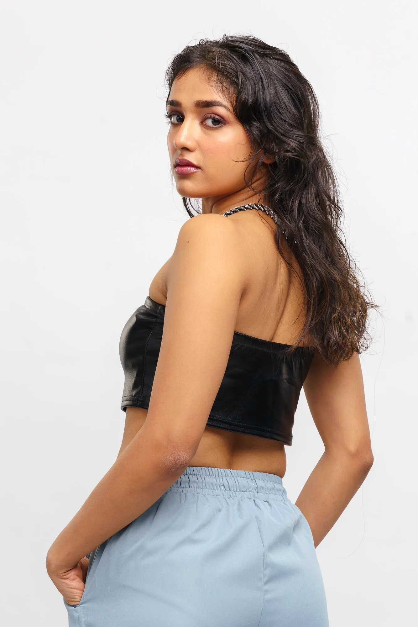 Black Fitted Tube Top