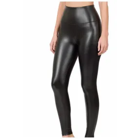 Black Leather Leggings