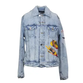 Blue Playboy Magazine Trucker Jacket