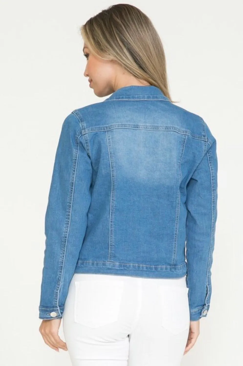 Bree Distressed Denim Jacket