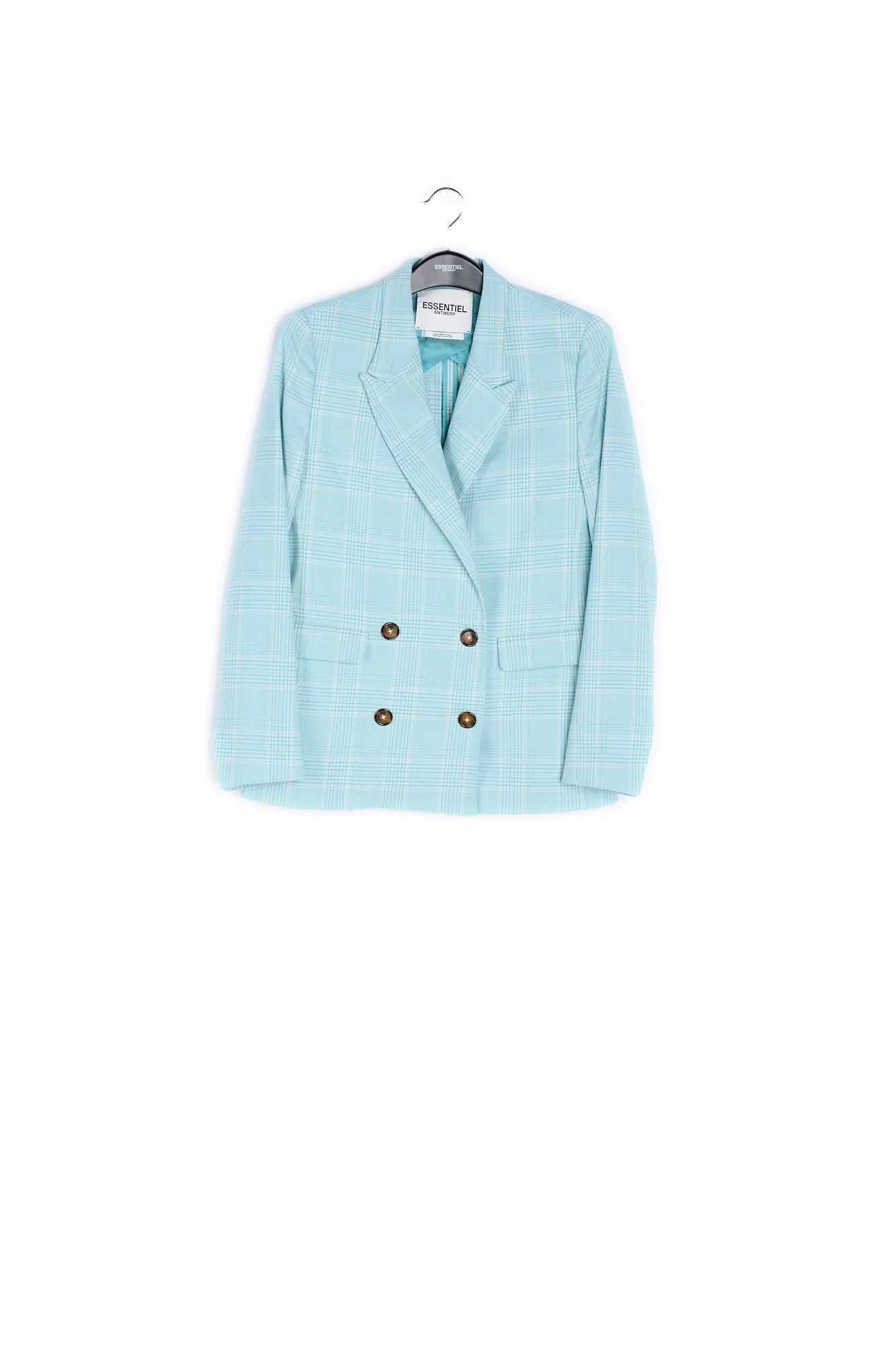 Classic checked tailored blazer