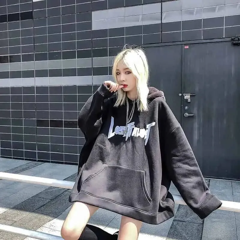 Cute Rabbit Ear Loose Hoodie