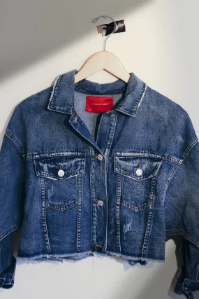 Dark Wash Blue Denim Jacket