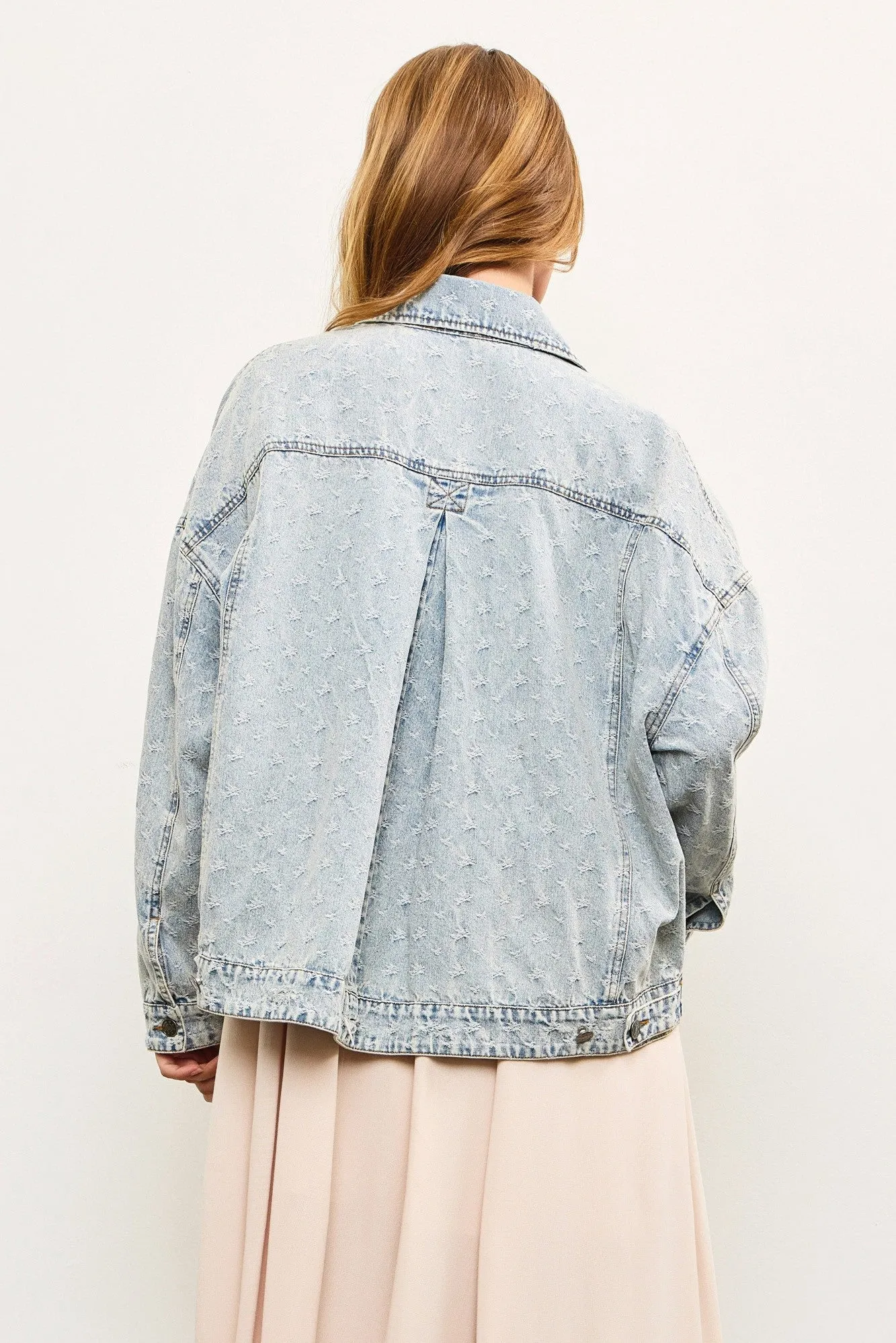 Distressed Denim Jacket