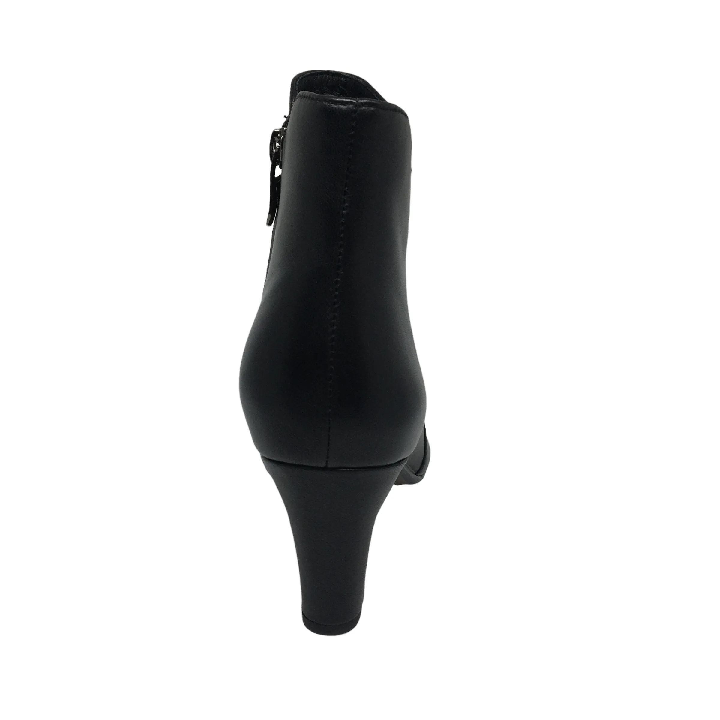 Django & Juliette Tomie Leather Boot ~ Black ~ Nude
