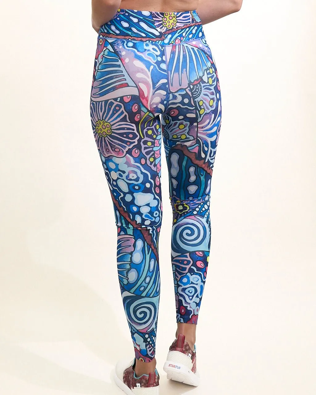 Enchanted Grayling High-Waisted Leggings