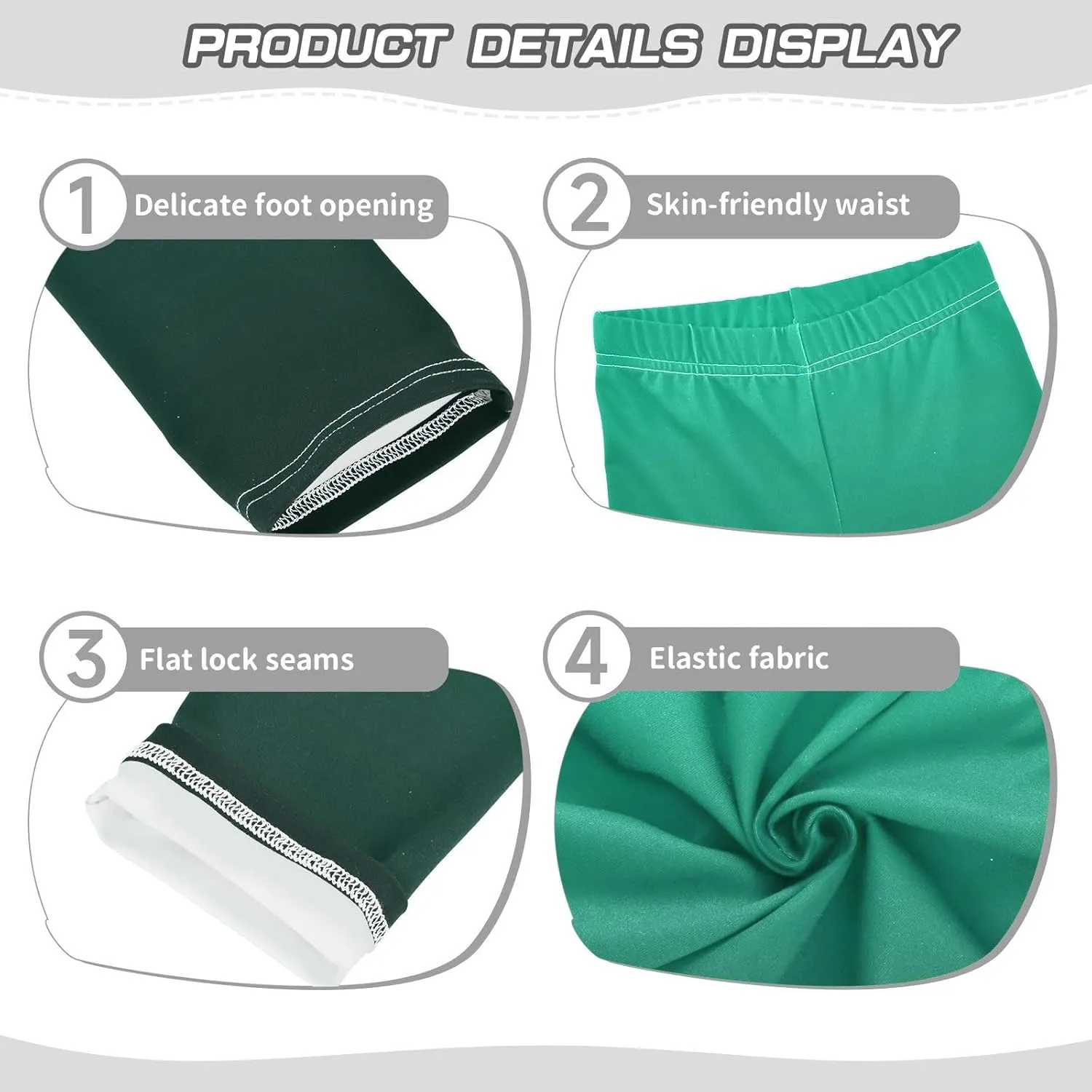 Girls' Athletic Leggings Soft Comfortable Kids Toddler Girls Sweatpants Elastic Waist Workout Toddler Teens Leggings 4T