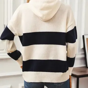 Hooded Knit Sweater