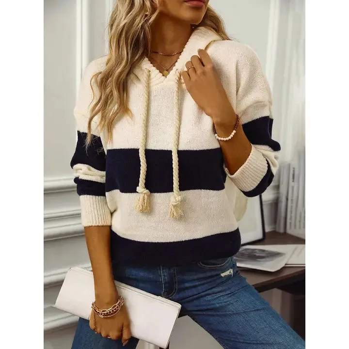 Hooded Knit Sweater