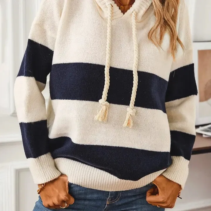 Hooded Knit Sweater