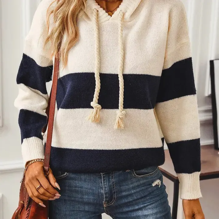 Hooded Knit Sweater