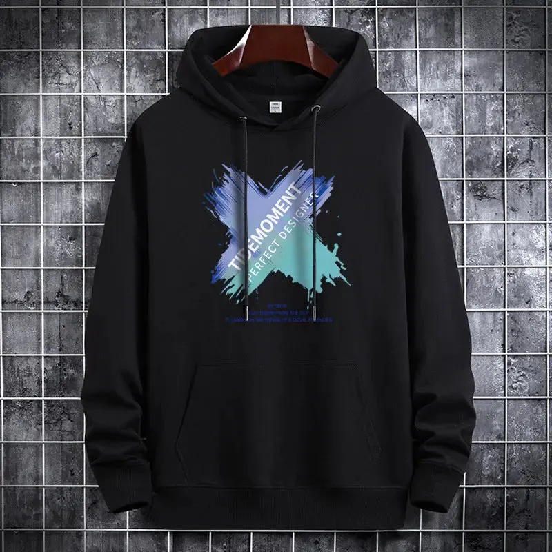 Hooded Sweater Men's Casual Loose Hoodie