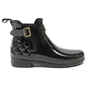 Hunter Refined Gloss Rubber Quilt Women's Chelsea Boots