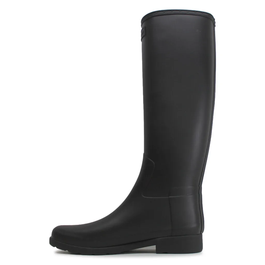 Hunter Refined Tall Eyelet Rubber Textile Women's Calf Length Wellington Boots