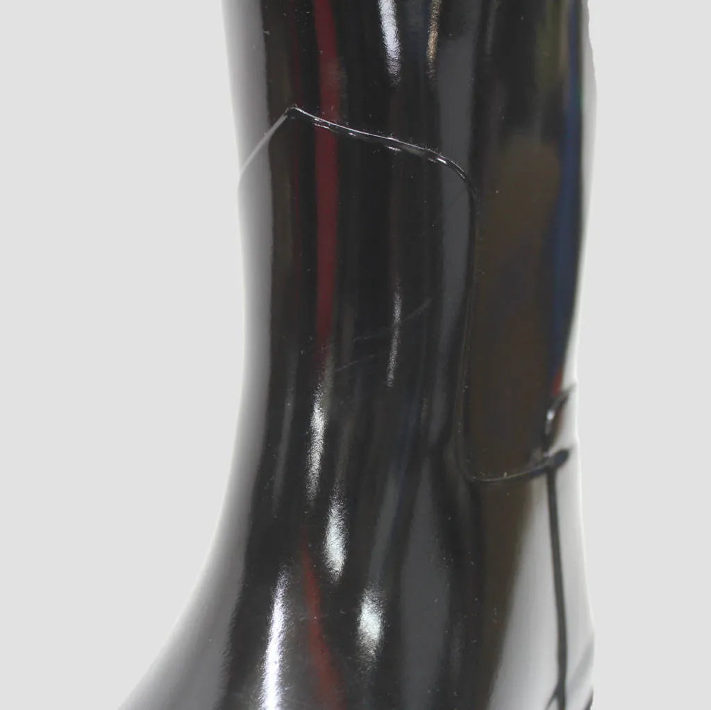 Hunter Womens Boots Original Refined Gloss Knee-high Wellies Rubber - UK 4