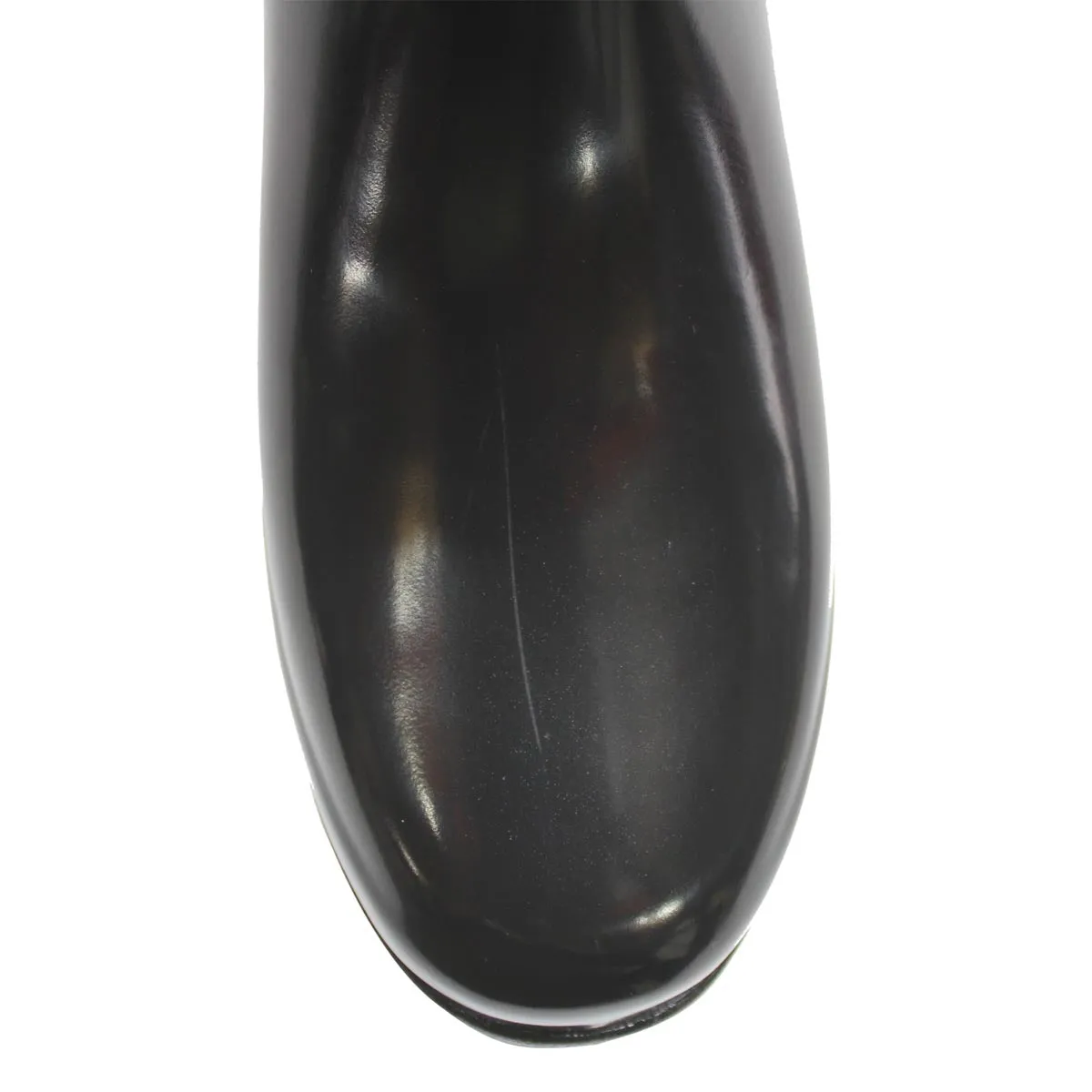 Hunter Womens Boots Refined Adjustable Tall Gloss Casual Wellington Rubber - UK 7