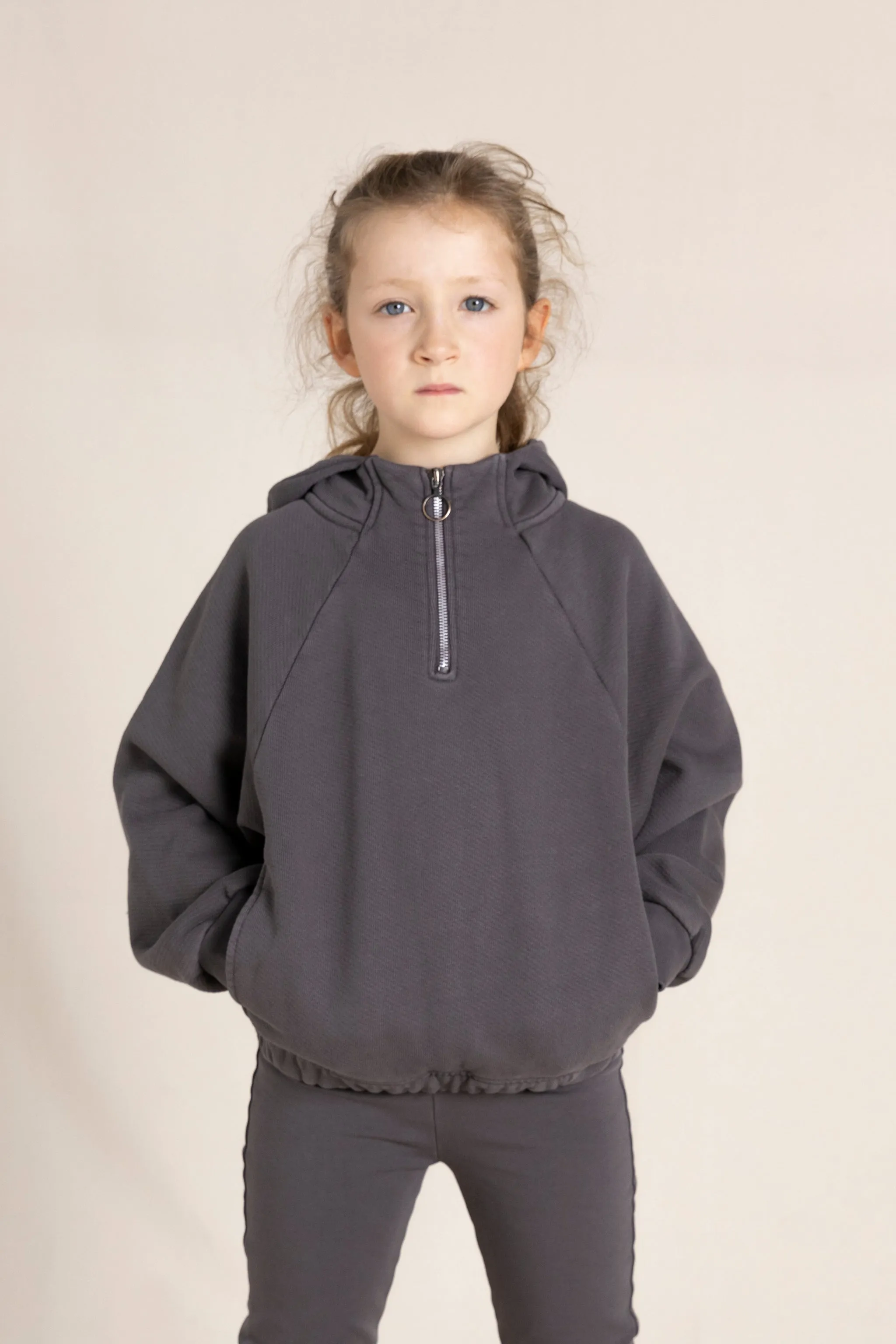 JODY Winter Black - Loose Hoodie