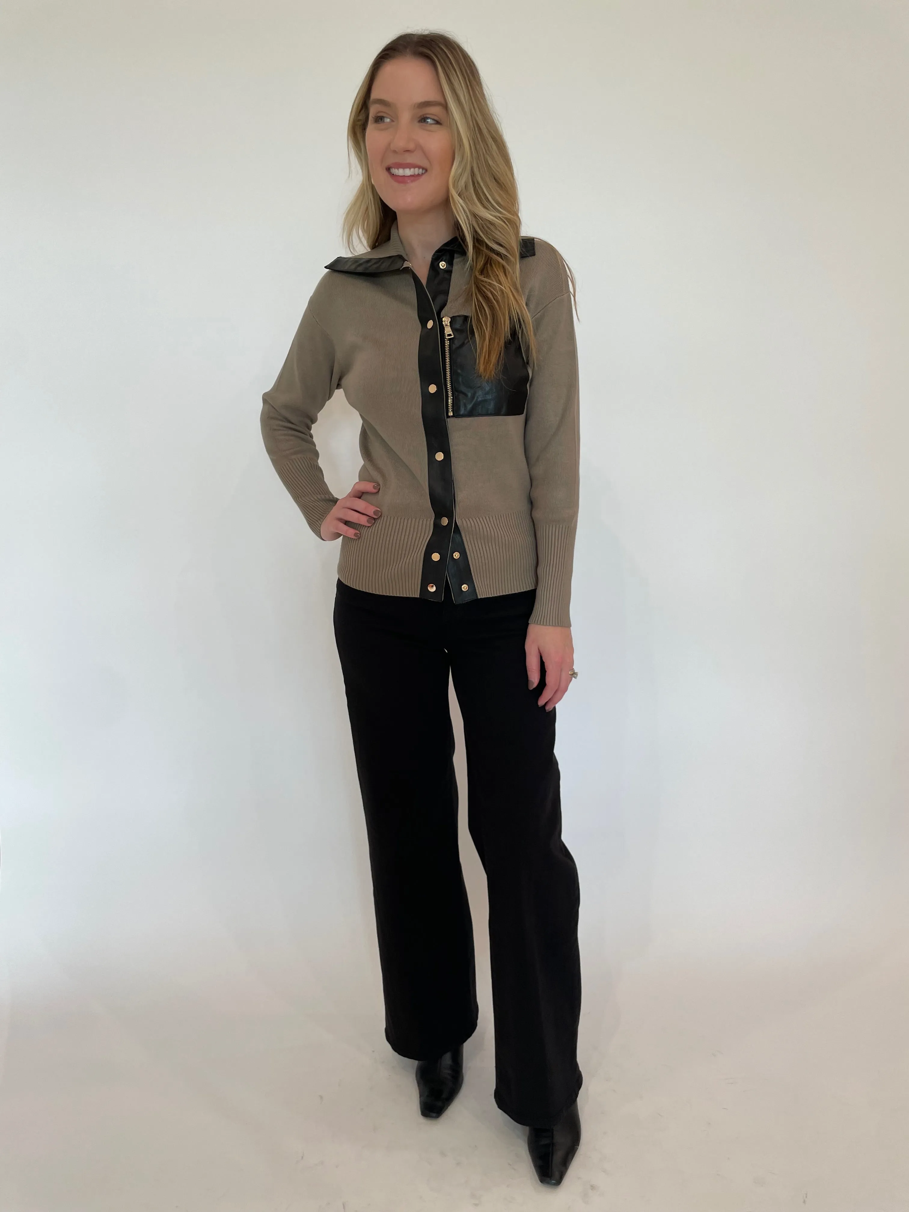 Le Slim Palazzo Wide Leg Jeans - Black