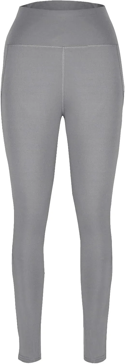 Leggings With Pockets For Women Comfortable And Stretchy Pants High Waisted Leggings Workout Plus Size Yoga Pants