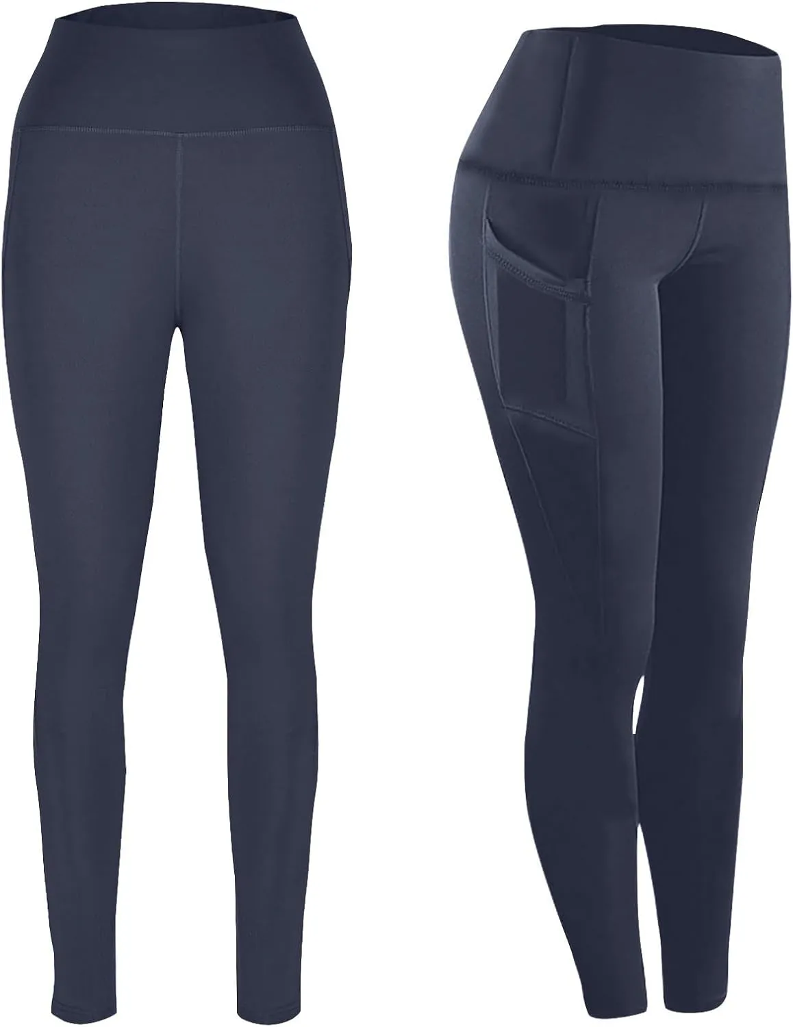 Leggings With Pockets For Women Comfortable And Stretchy Pants High Waisted Leggings Workout Plus Size Yoga Pants