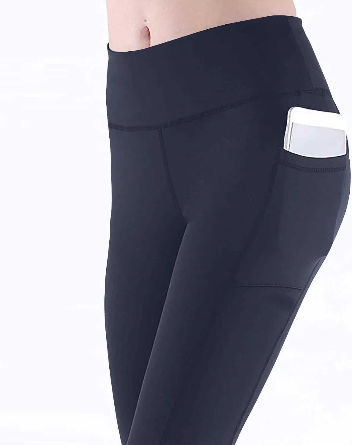 Leggings With Pockets For Women Comfortable And Stretchy Pants High Waisted Leggings Workout Plus Size Yoga Pants