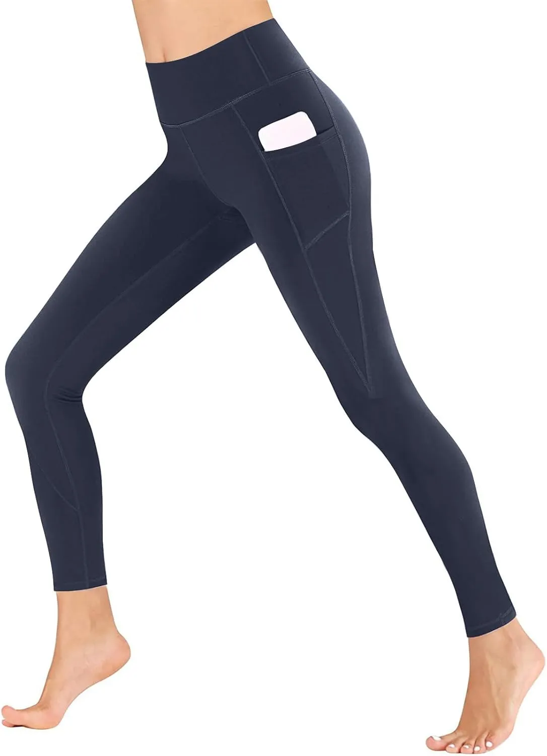 Leggings With Pockets For Women Comfortable And Stretchy Pants High Waisted Leggings Workout Plus Size Yoga Pants