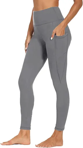 Leggings With Pockets For Women Comfortable And Stretchy Pants High Waisted Leggings Workout Plus Size Yoga Pants