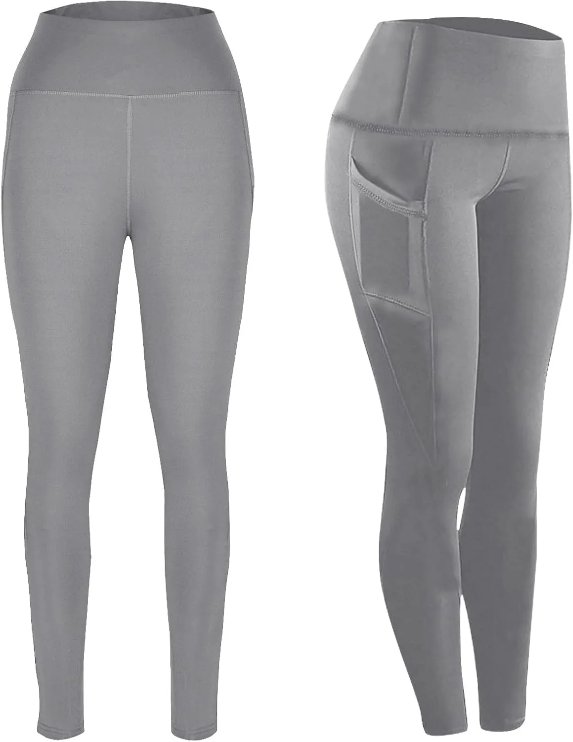 Leggings With Pockets For Women Comfortable And Stretchy Pants High Waisted Leggings Workout Plus Size Yoga Pants