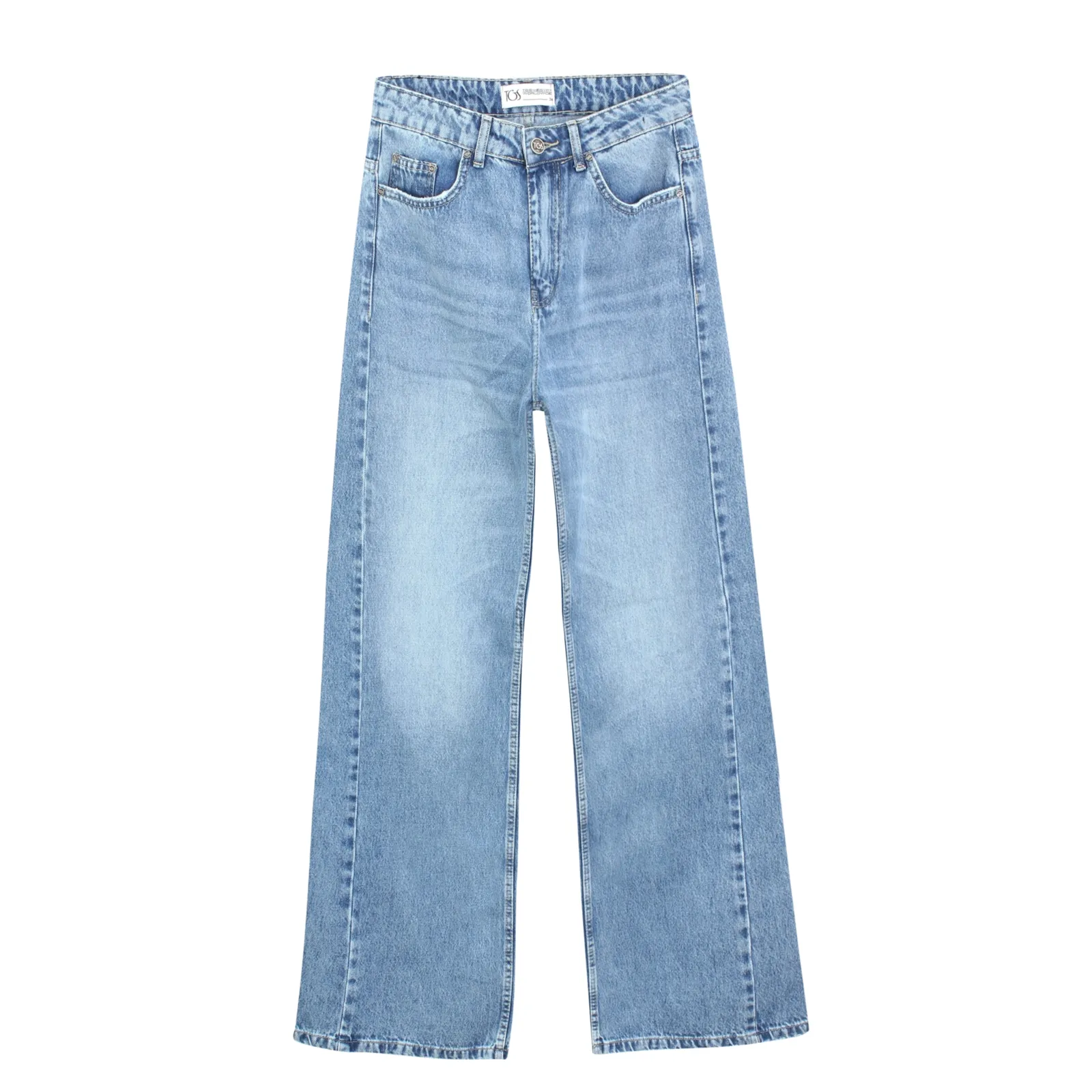 Light Blue Flared Leg Jeans