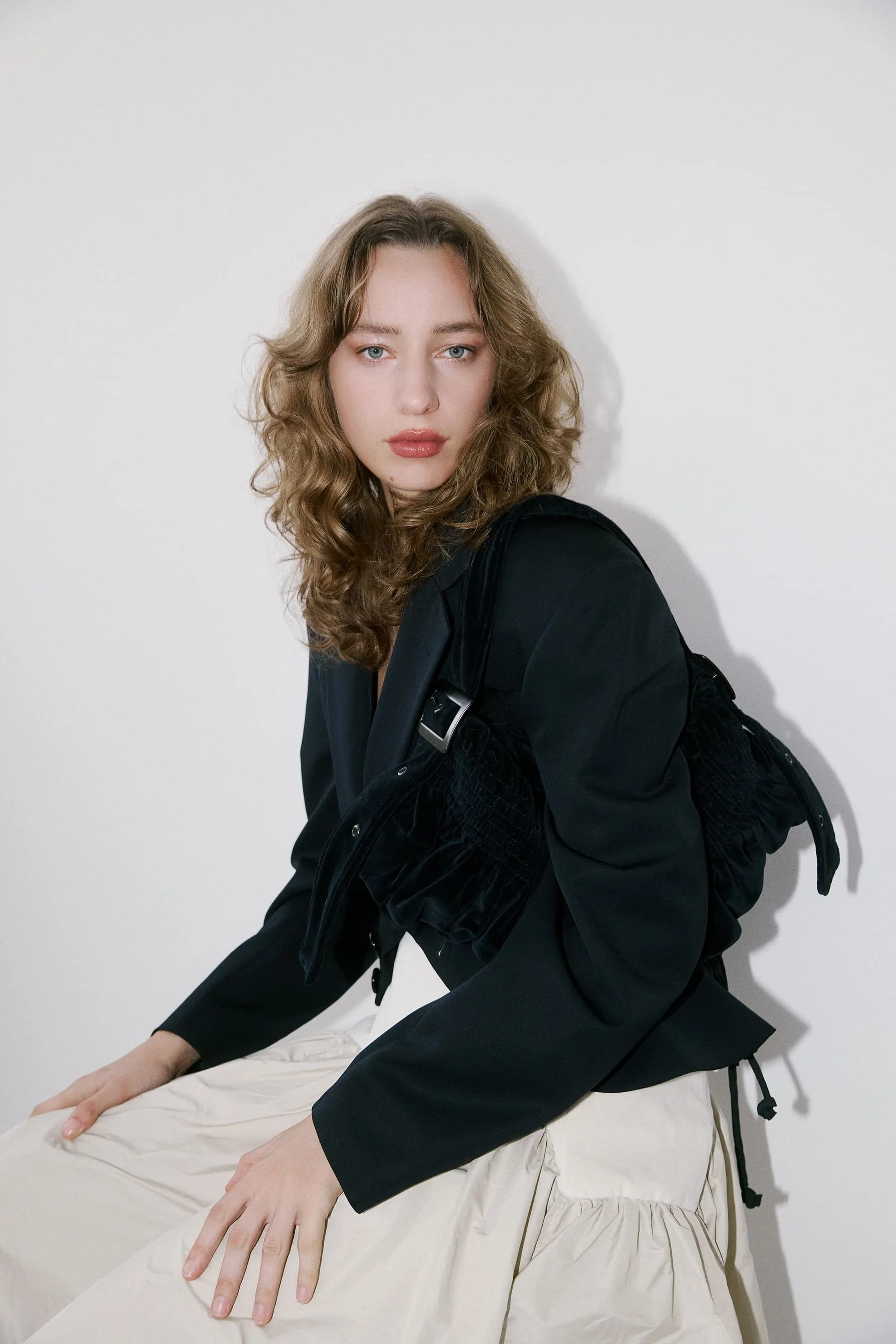 Liz tailored jacket – navy