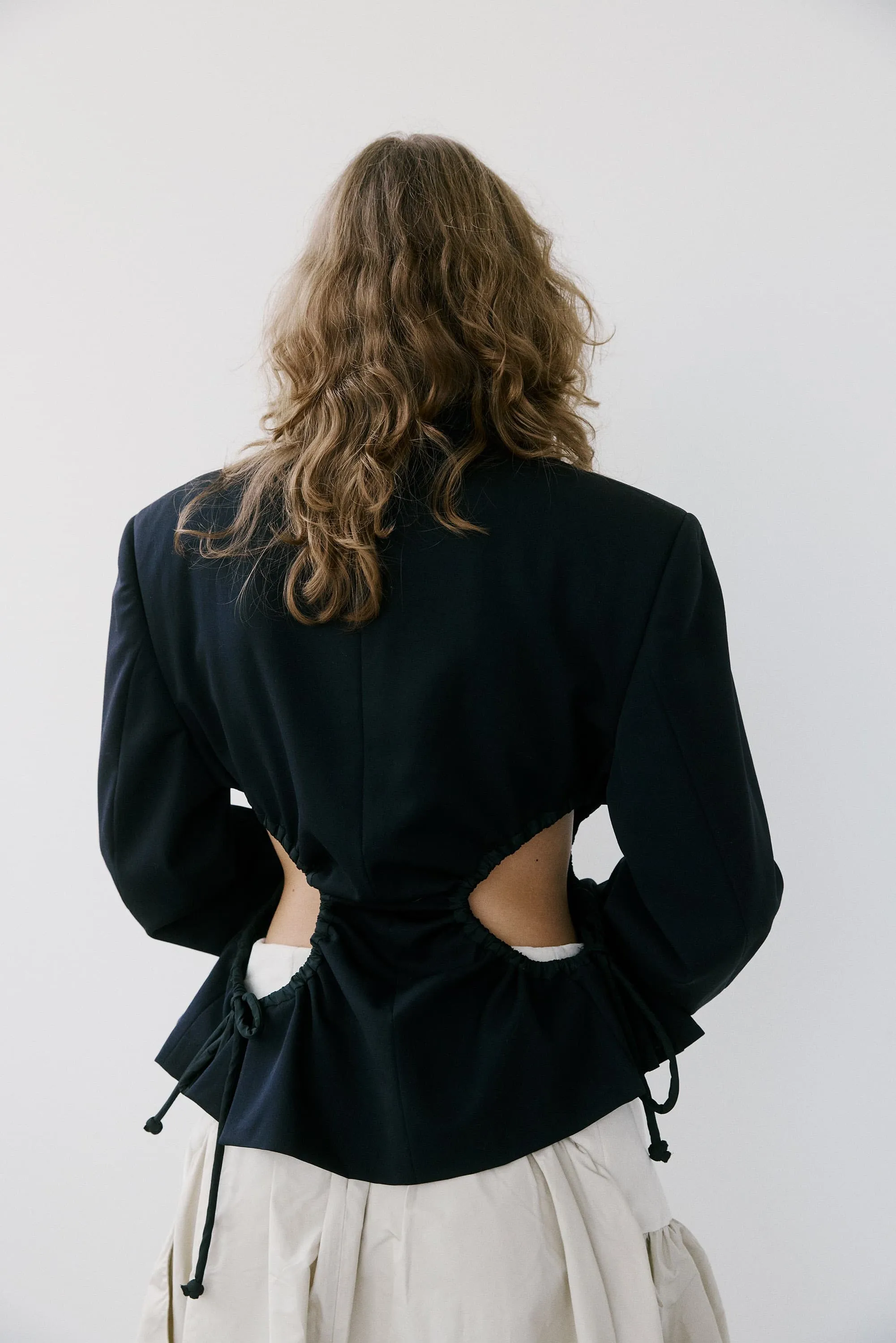 Liz tailored jacket – navy