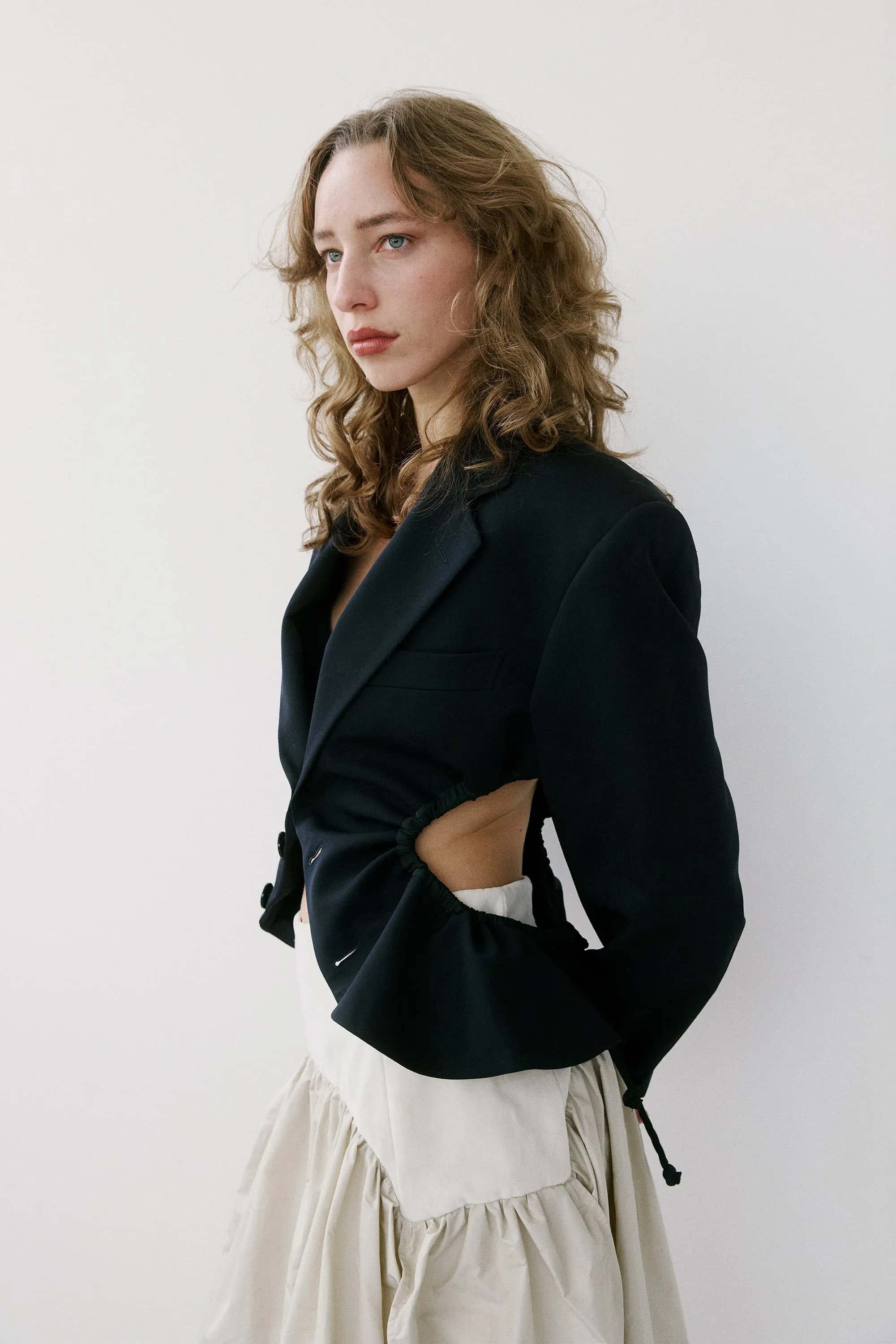 Liz tailored jacket – navy