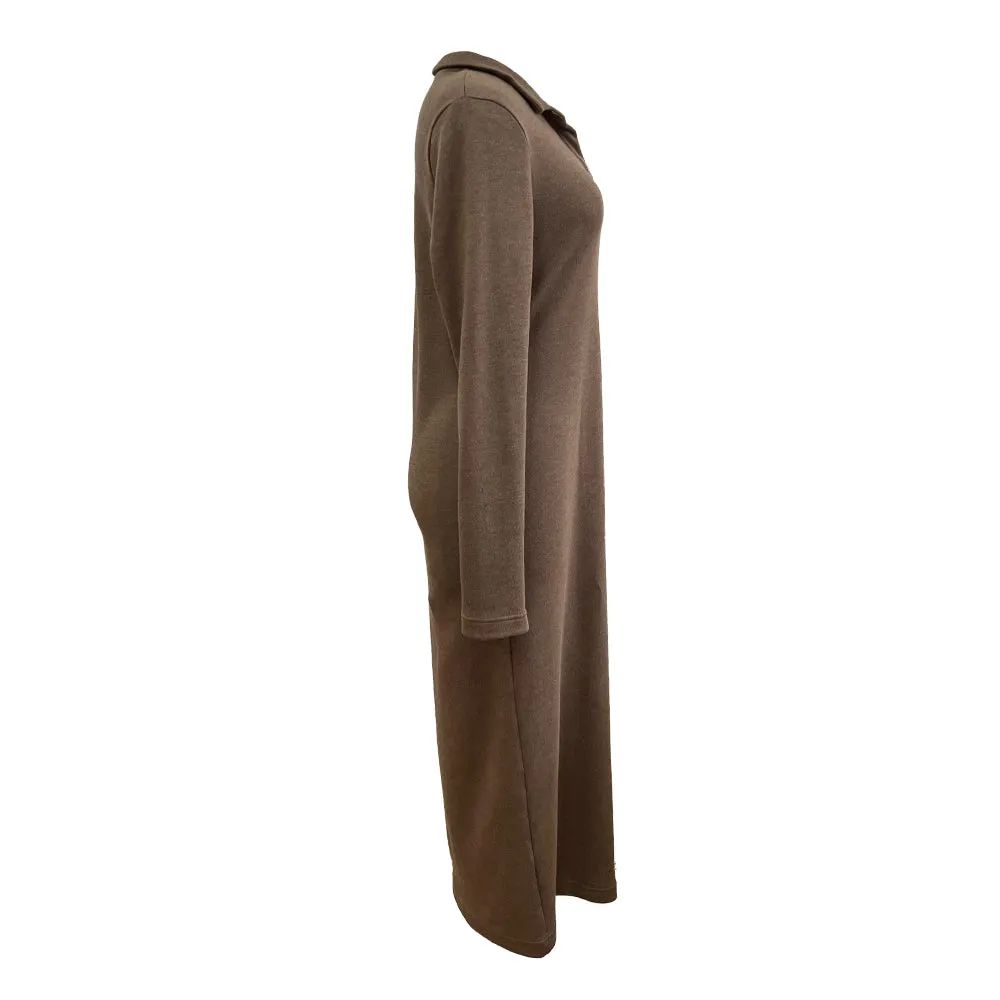 Long sleeve polo dress