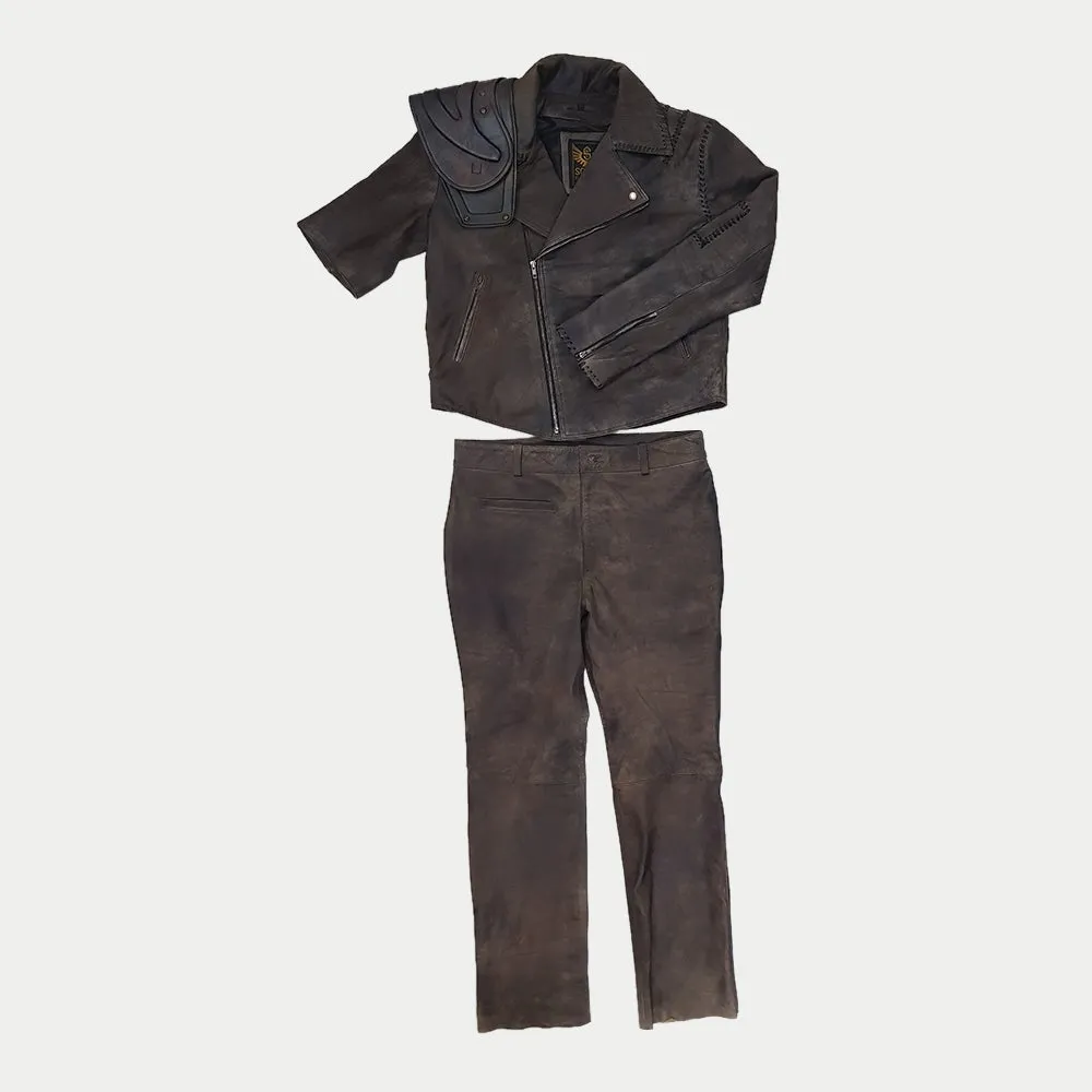 Mad Max 4 Fury Road Tom Hardy Distressed Leather Biker Jacket