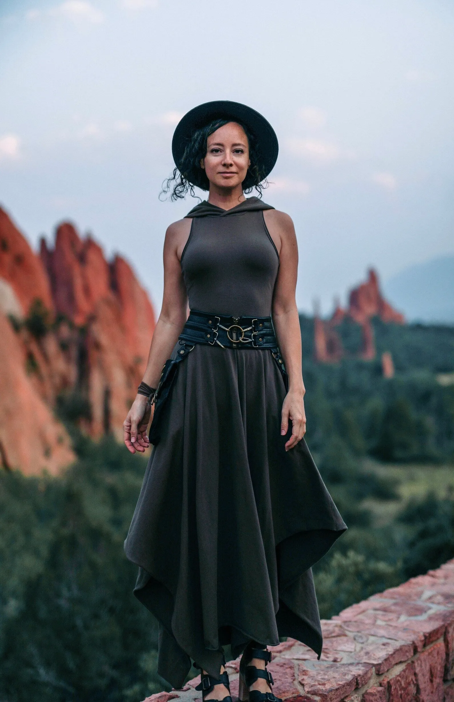 Maxi Wonderland Dress ~ with Structured Hood