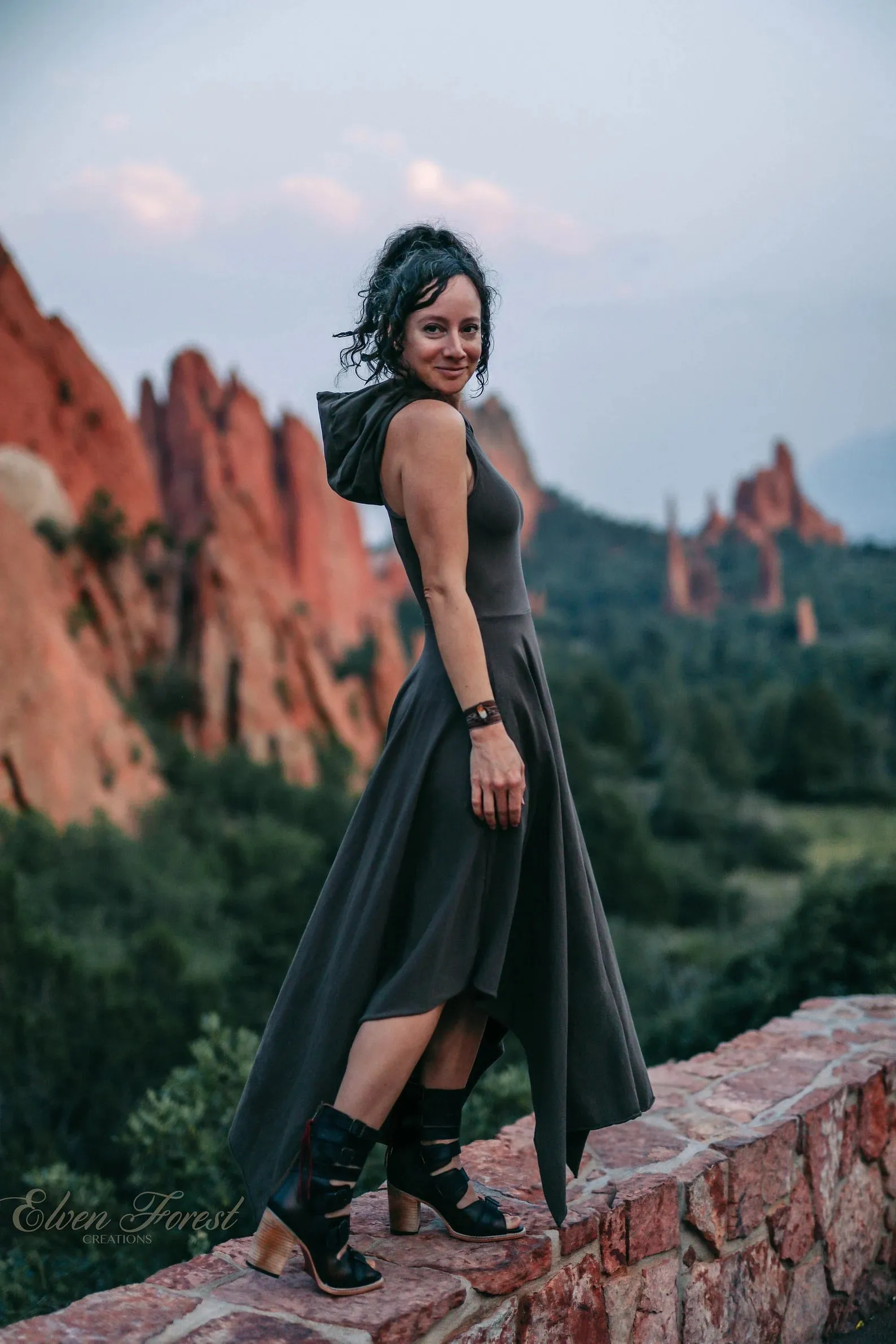 Maxi Wonderland Dress ~ with Structured Hood