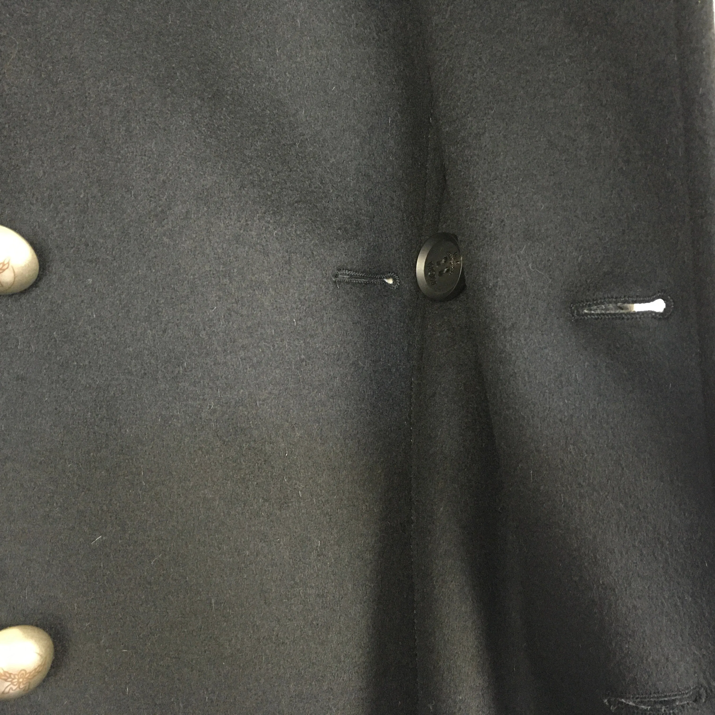 MCM Pockets Front & Buttons Jacket Half Coat
