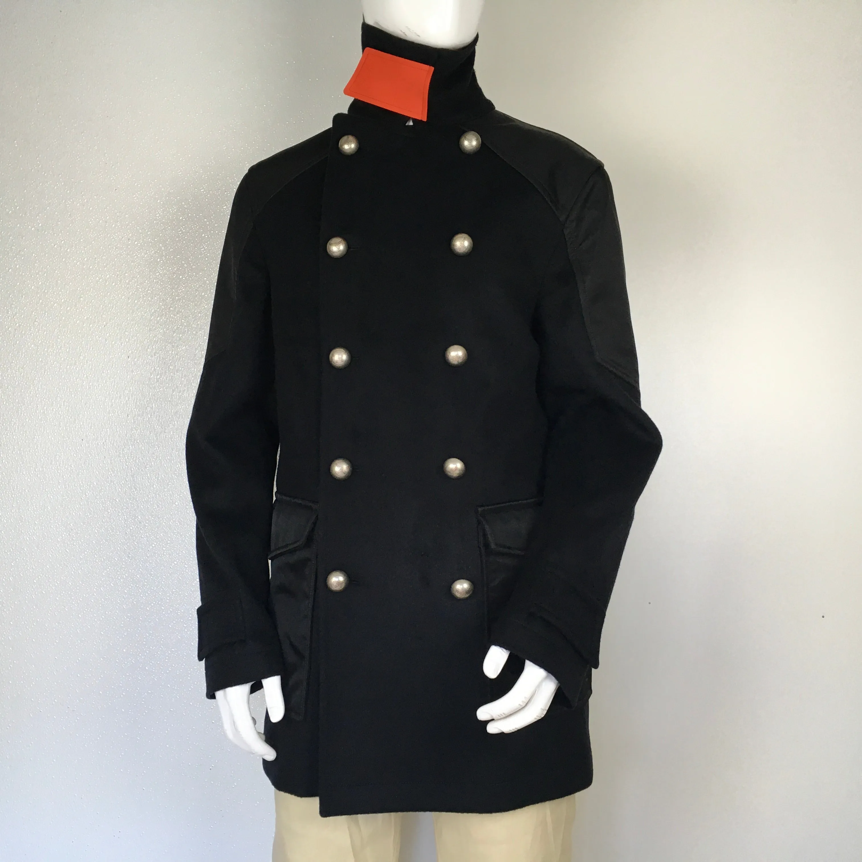 MCM Pockets Front & Buttons Jacket Half Coat
