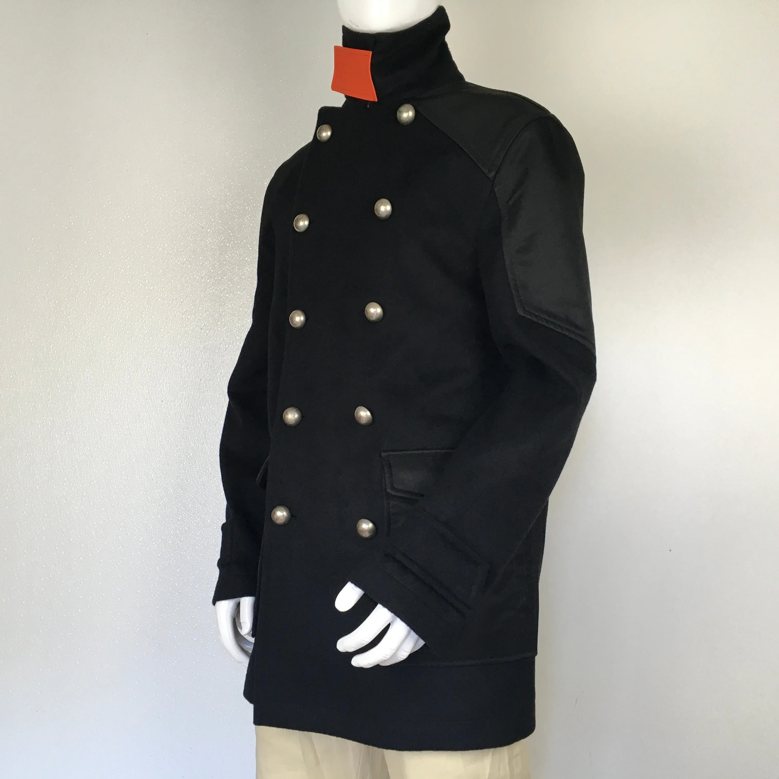 MCM Pockets Front & Buttons Jacket Half Coat