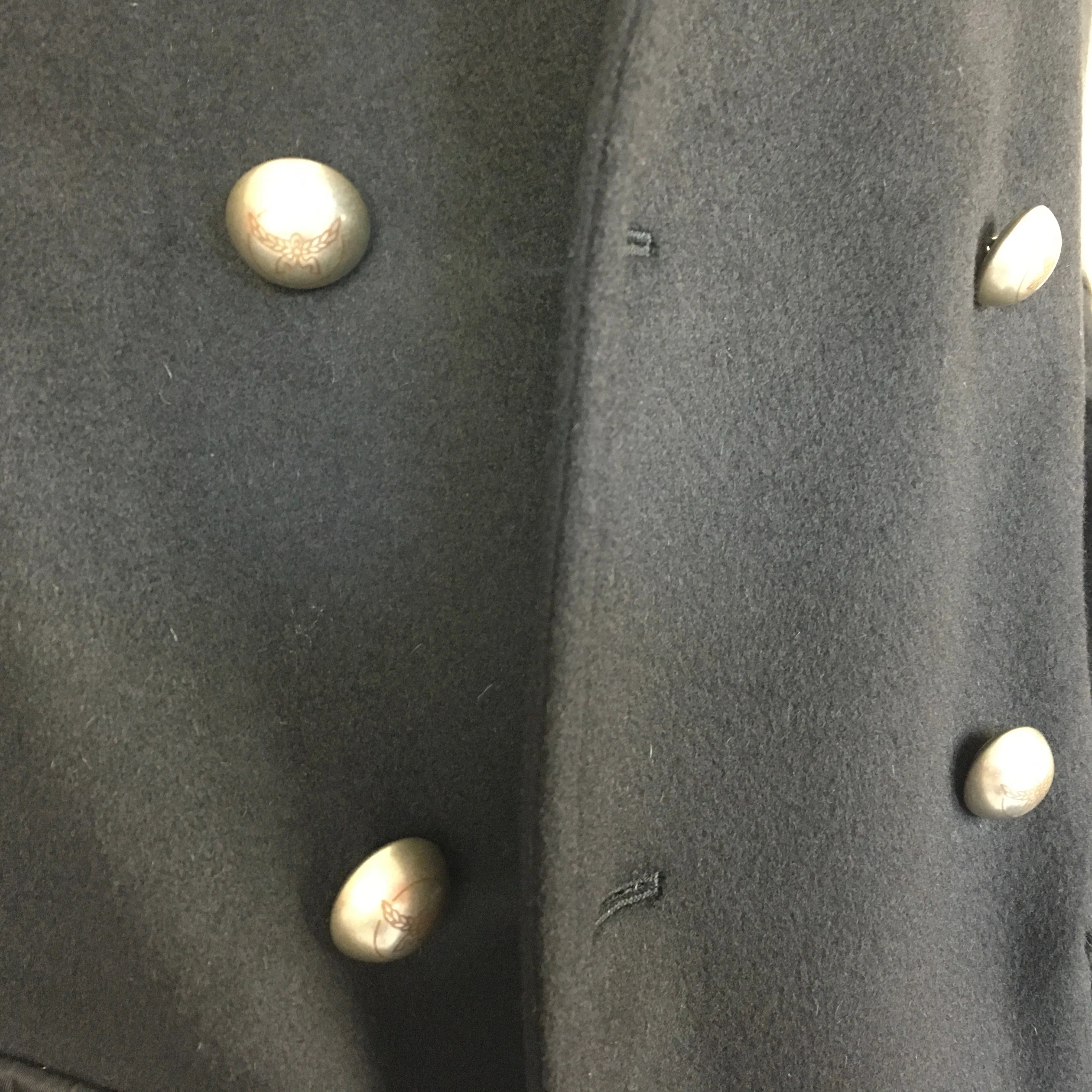 MCM Pockets Front & Buttons Jacket Half Coat