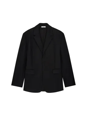 Mens DNA FrutFiber Oversized Blazer—black
