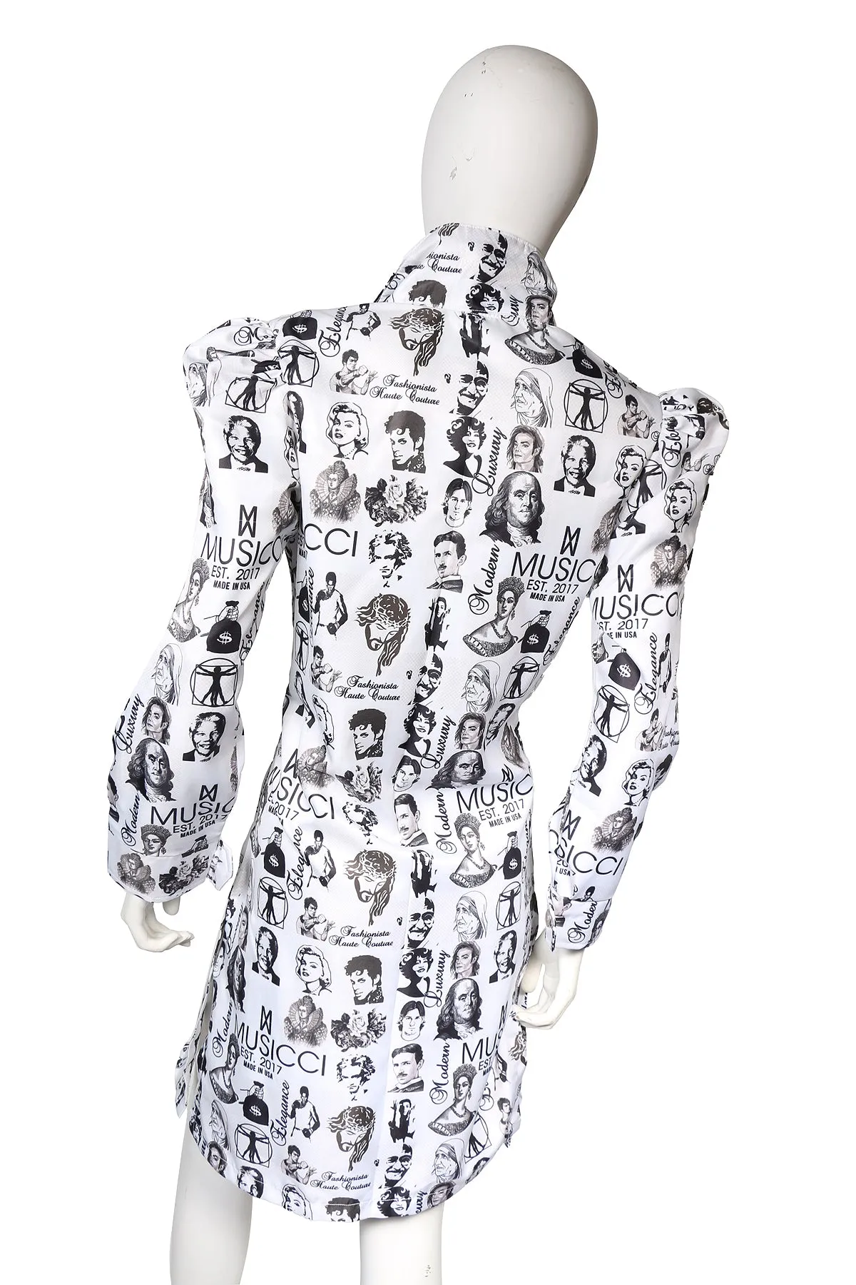 Musicci BW structured dress IV