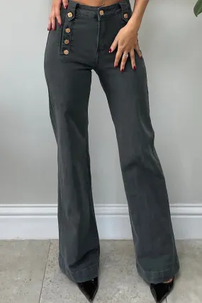 Pascal Button Jeans Khaki