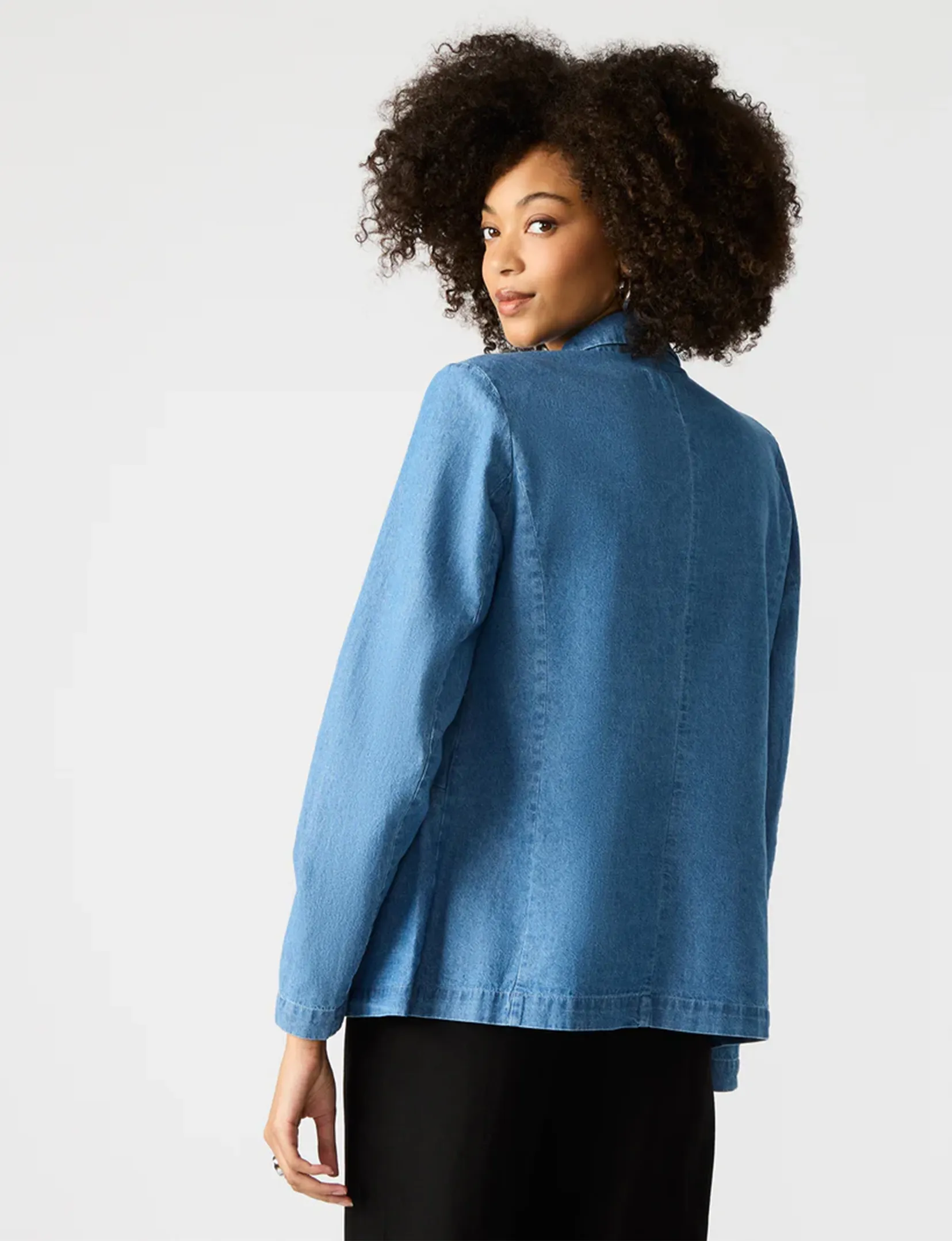Payton Blazer, Chambray Blue